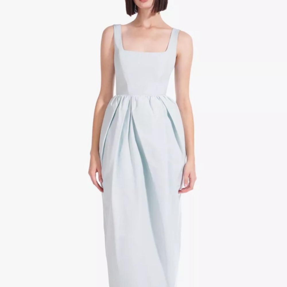 NWT Staud Iris Dress - Seafoam Blue